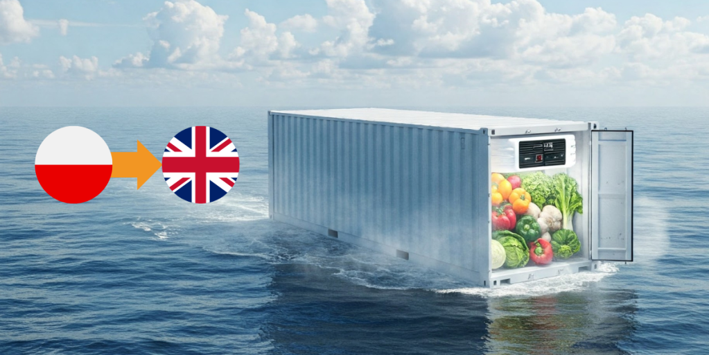 Reefer export from Poland to the UK