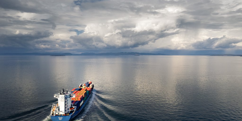 Vessel at sea