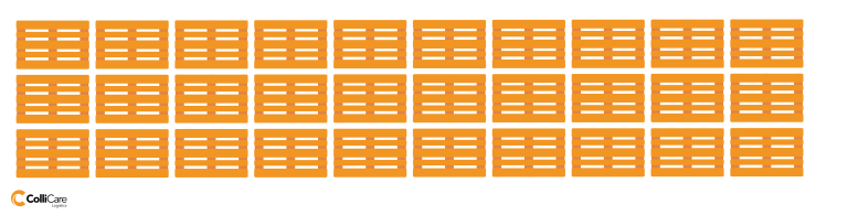 30 europalet w kontenerze 40-stopowym Pallet Wide