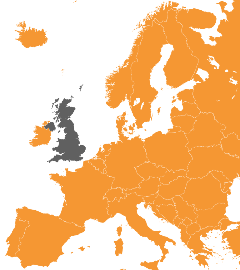 GreatBritain Europe map